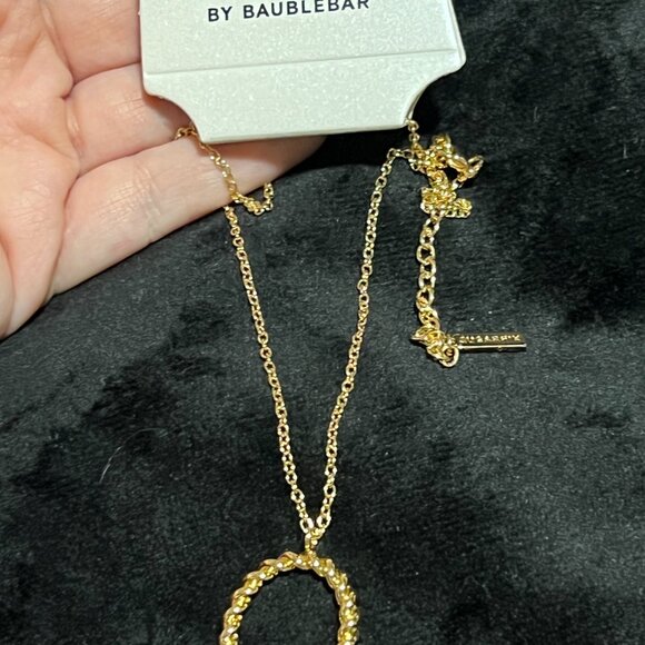 SUGAR FIX by Baublebar Initial Necklaces - Nickel Free - F, I, Q, U, W - Picture 13 of 15